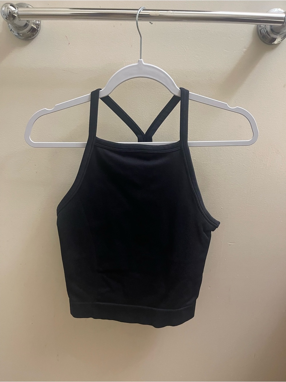 all in motion Black Activewear Top with Logo Tag